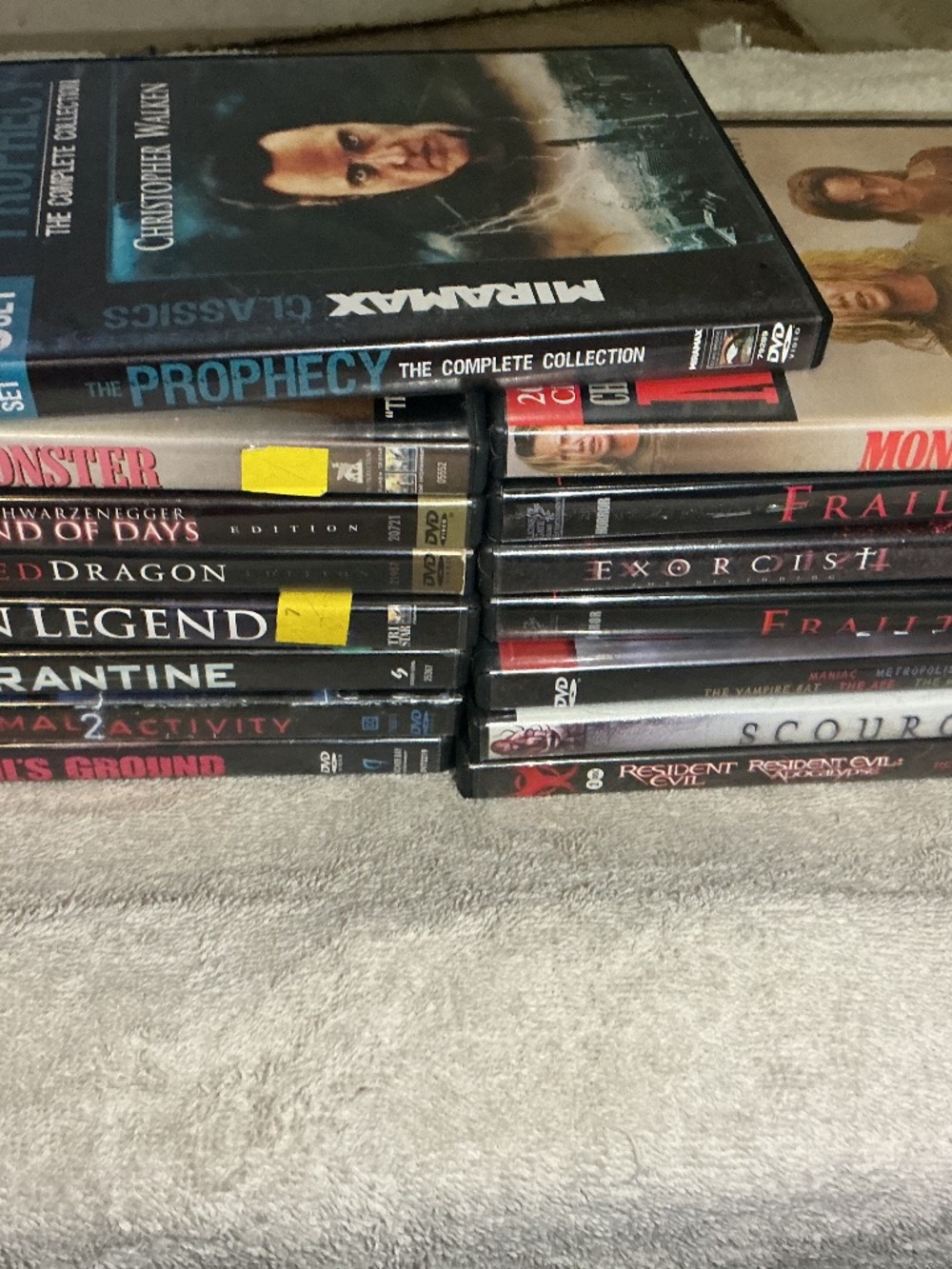 15 Horror Movie DVD 's urban legend The Prophecy Red Dragon Resident Evil &More